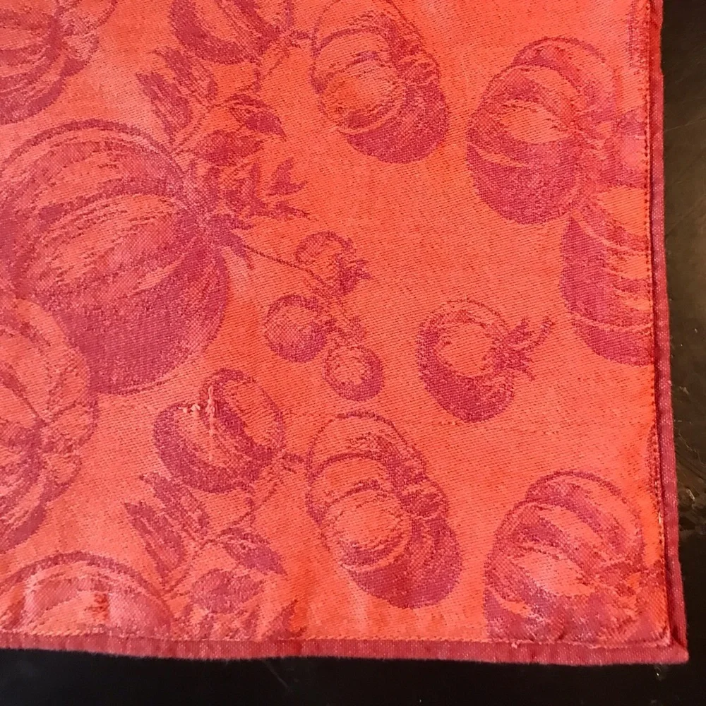 Crate & Barrel Thanksgiving Pumpkin Placemats